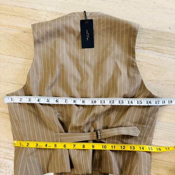 RAG & BONE Tan Priya Vest NEW - Picture 6 of 9